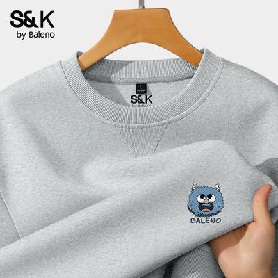 Baleno Men's S&K Series Loose Fit Round Neck Sweatshirt