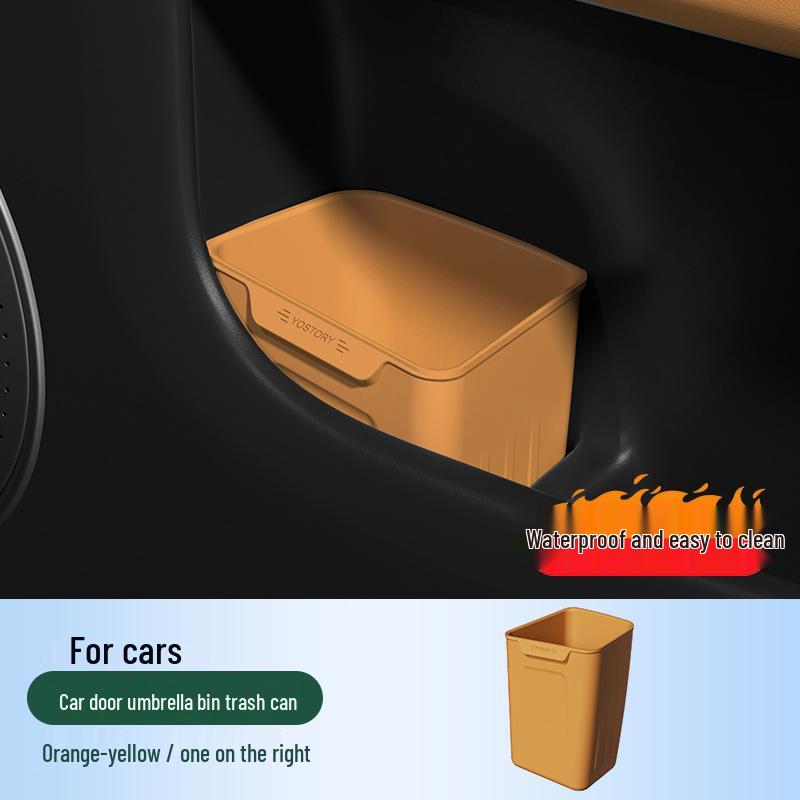 Compatible with 26 Zeekr 001 models: car door storage box, silicone trash can, storage solution, and modification supplies.