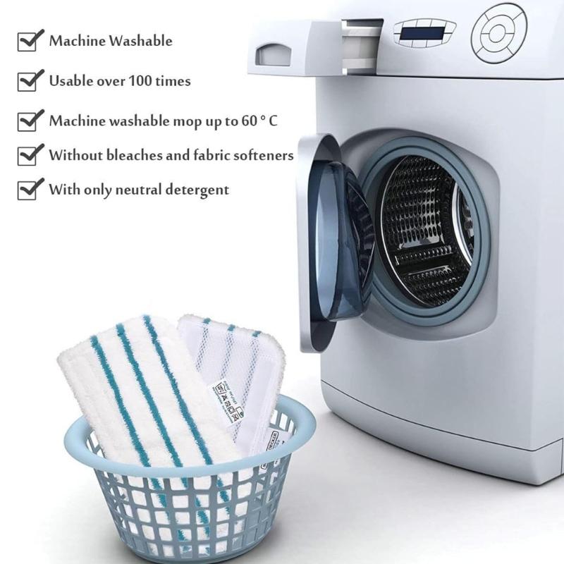 Çok Fonksiyonlu Temizlik Mop Paspasları Buharlı Mop Paspası Mikrofiber Doku Mop Ekleri Çeşitli Zeminler ve Kullanıcılar İçin Uygundur