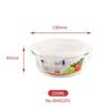 ZISIZ Round Glass Food Storage Container Set