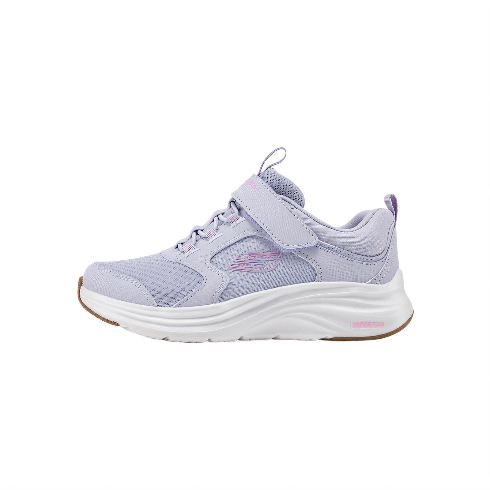 Skechers Kids Mesh Leather Comfortable Non-Slip Low-Top Casual Shoes Kids sneaker Lavender 303936L-LAV 27.5