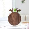 , Baking Tools Chopping Blocks, Snack Tray for Fruits Bread Restaurant - Black Walnut