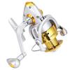 1000 7000 Saltwater Ice Fishing Spinning Reel Sea 5.5:1 Line Wheel Plastic Head(yellow SA1000)
