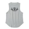 Muscleguys New Youth Summer Basketball Training Uniform Men's Quick-drying Breathable Vest Printed Outdoor Running Tops Fitness