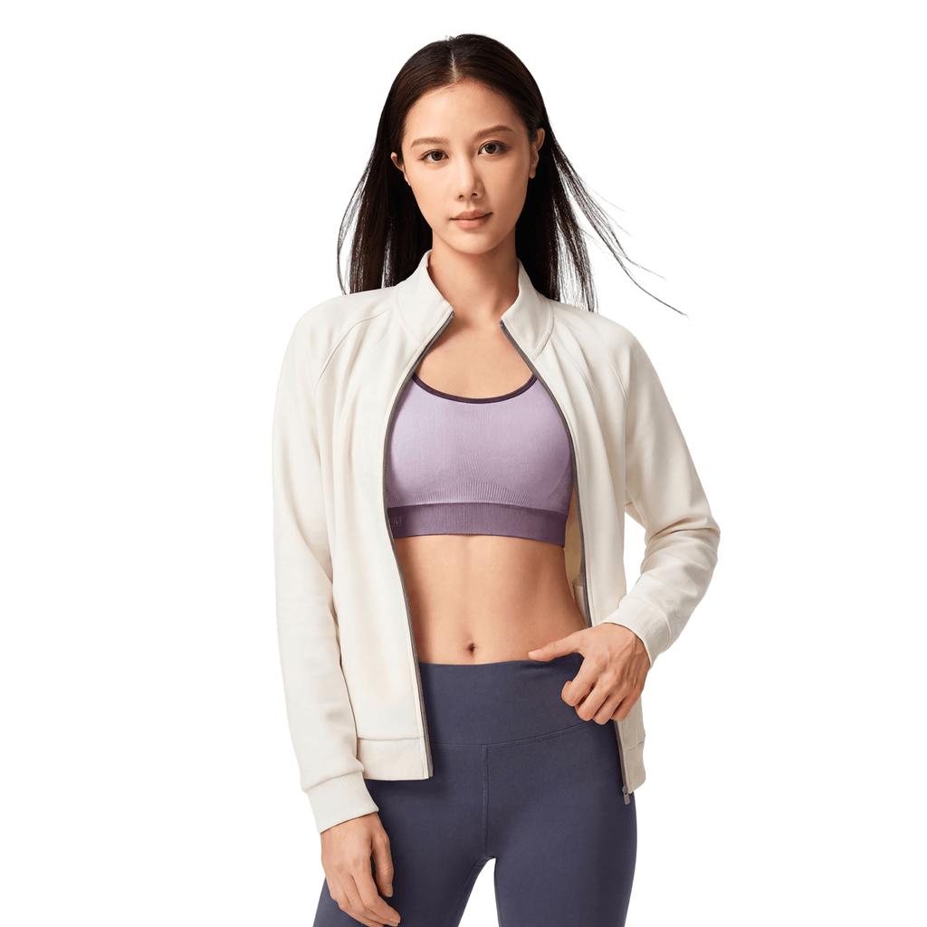 Li-Ning Antibacterial Quick-Dry Cool Loose Stand-Collar Jacket Women jackets AWDW684-1