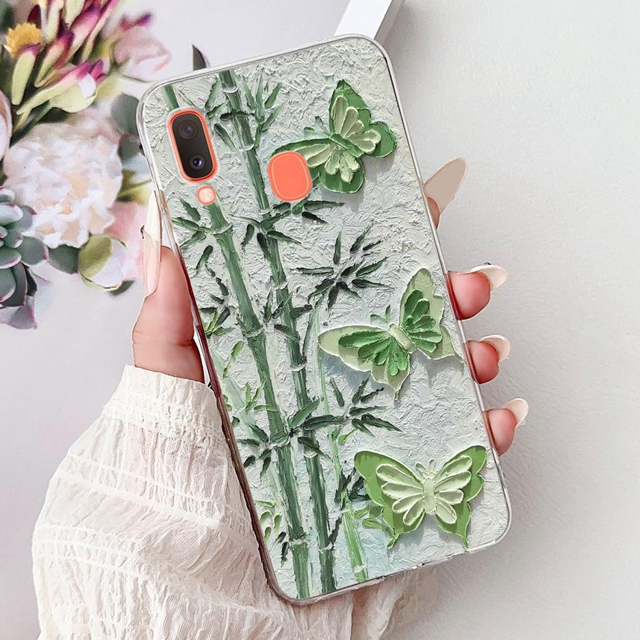For Samsung Galaxy A20e Case SM-A202F Popular Fashion Painted Cover Soft Silicone Phone Case For Samsung A20e A202F Fundas Coque