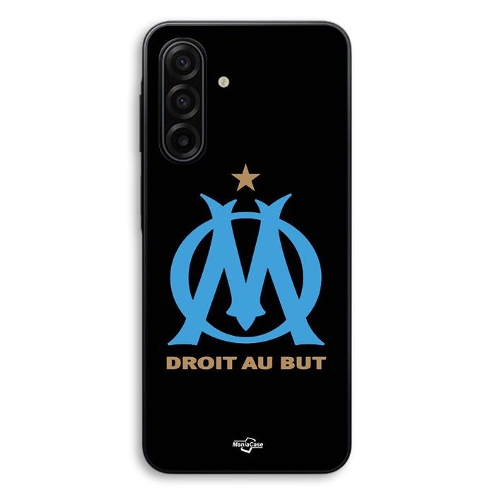 Coque Pour Samsung Galaxy A17 logo OM Olympique de Marseille Noire Fond Maniacase noir