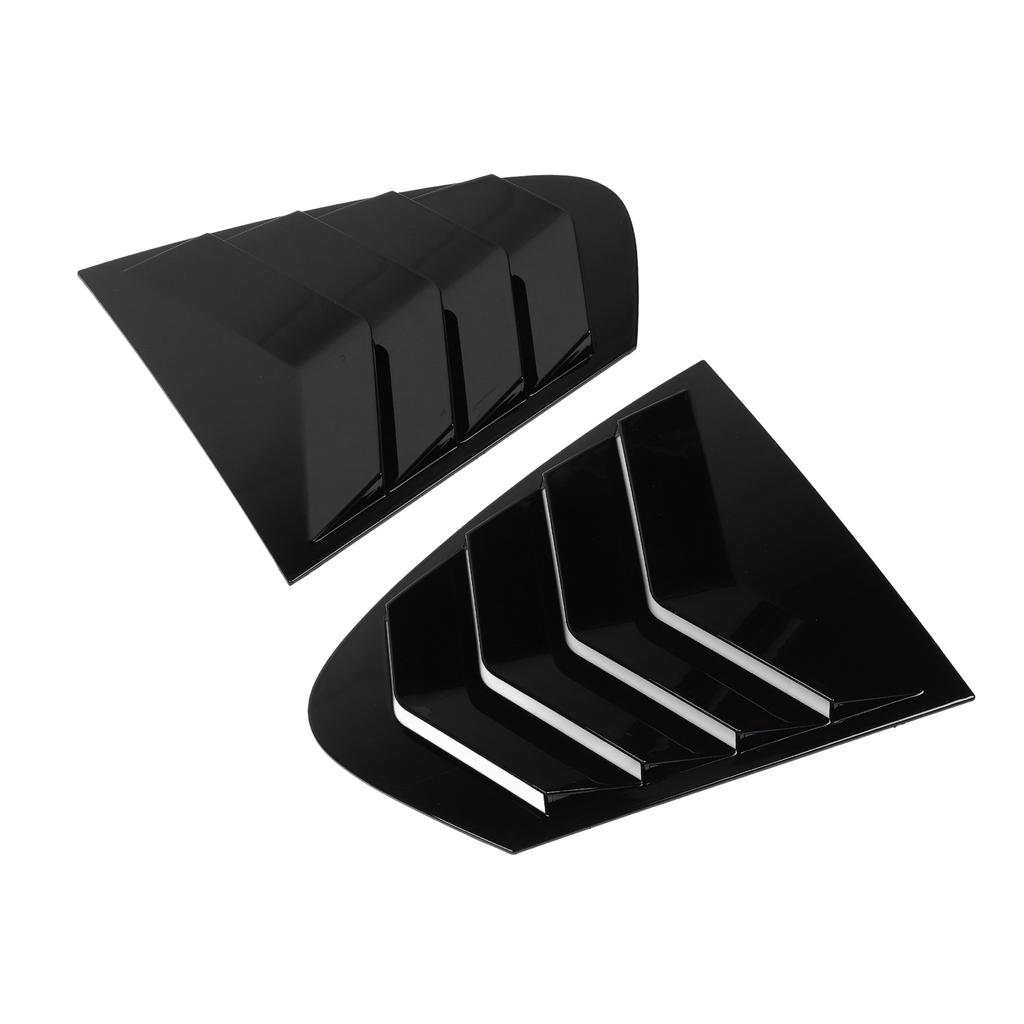 1 P Rear Window Louver Left Right Scratch Resistant Side Window Vent Louvers Scoop Cover Blinds for 5 Series F10 2011 to 2017