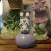 Easters Decorations Bunnies Decors Spring Figurine Table Centerpiece Resin Easters Eggs Rabbit Statue Tabletop Ornament