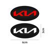 RXEC6 Car Interior Stickers Decoration Accessories For Kia rio ceed sportage cerato soul Car Steering Wheel Center Sticker