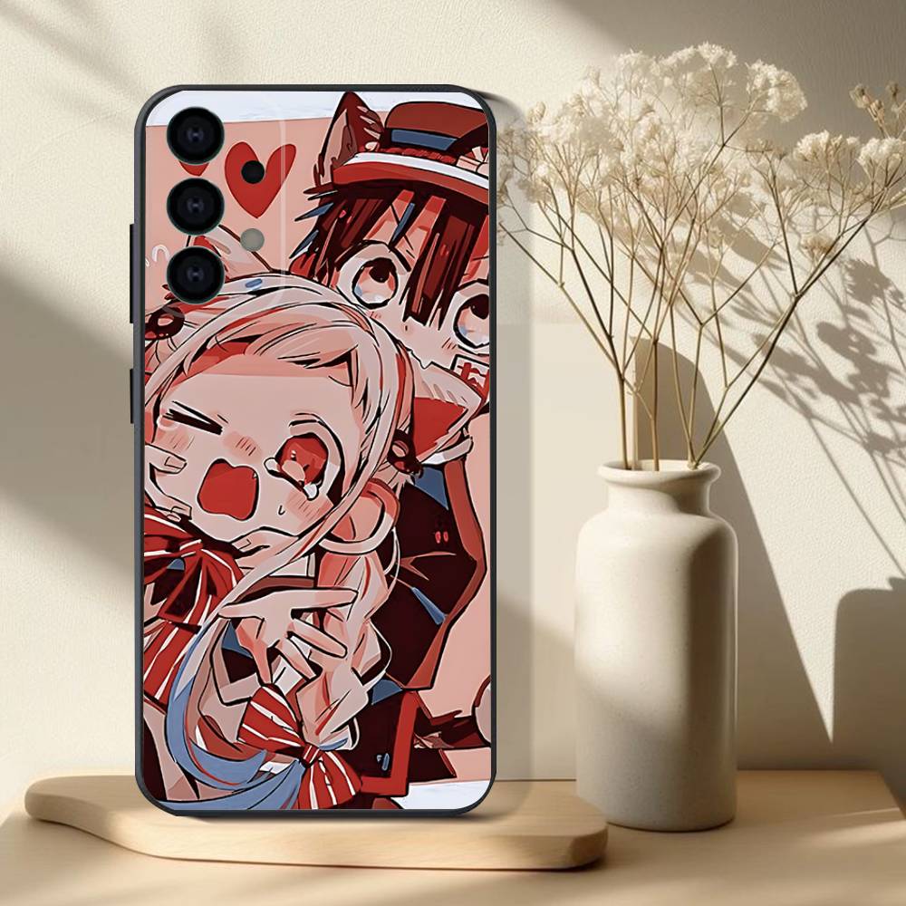 Toilet-Bound Hanako-kun Phone Case For Samsung S 25,24,23,22,30,21,10,9,Ultra,Plus,Lite,FE,4,5G Black Soft Case