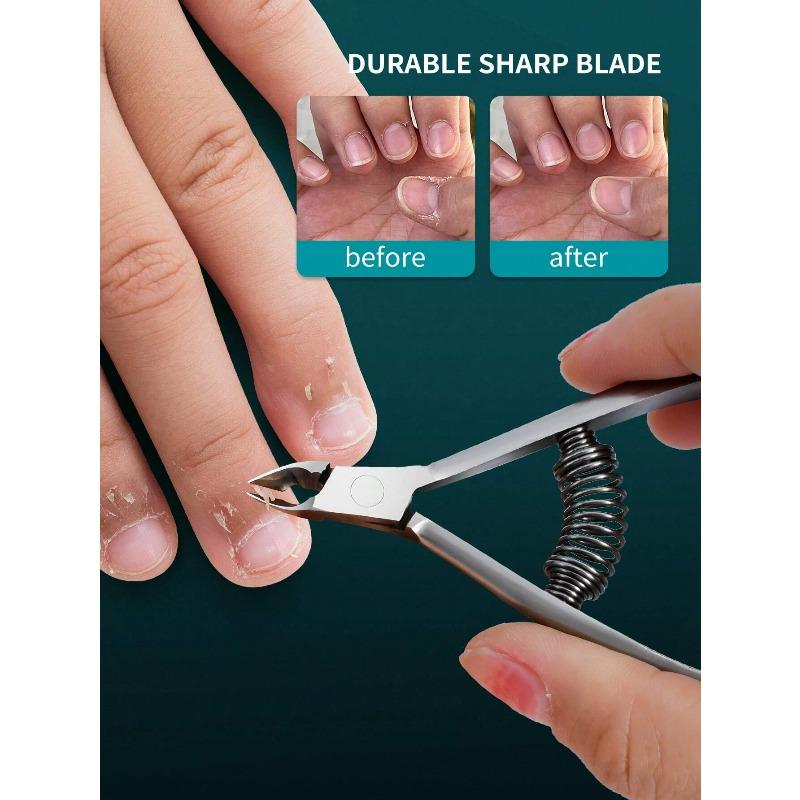 Stainless Steel Cuticle Nipper, Professional Nail Clipper, Cuticle Trimmer, Nail Care Tools, For Manicure Pedicure Nail Art Tools
