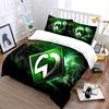 Green Geometric Symbol Bedding Bedding Duvet Cover Set Duvet Cover Pillowcases Home Decor (1 * Duvet Cover 2 * Pillowcases, without duvet insert)