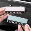 The New Temporary Parking Number Plate Can Hide the Phone Number Display Function and Is a Car Interior Accessory