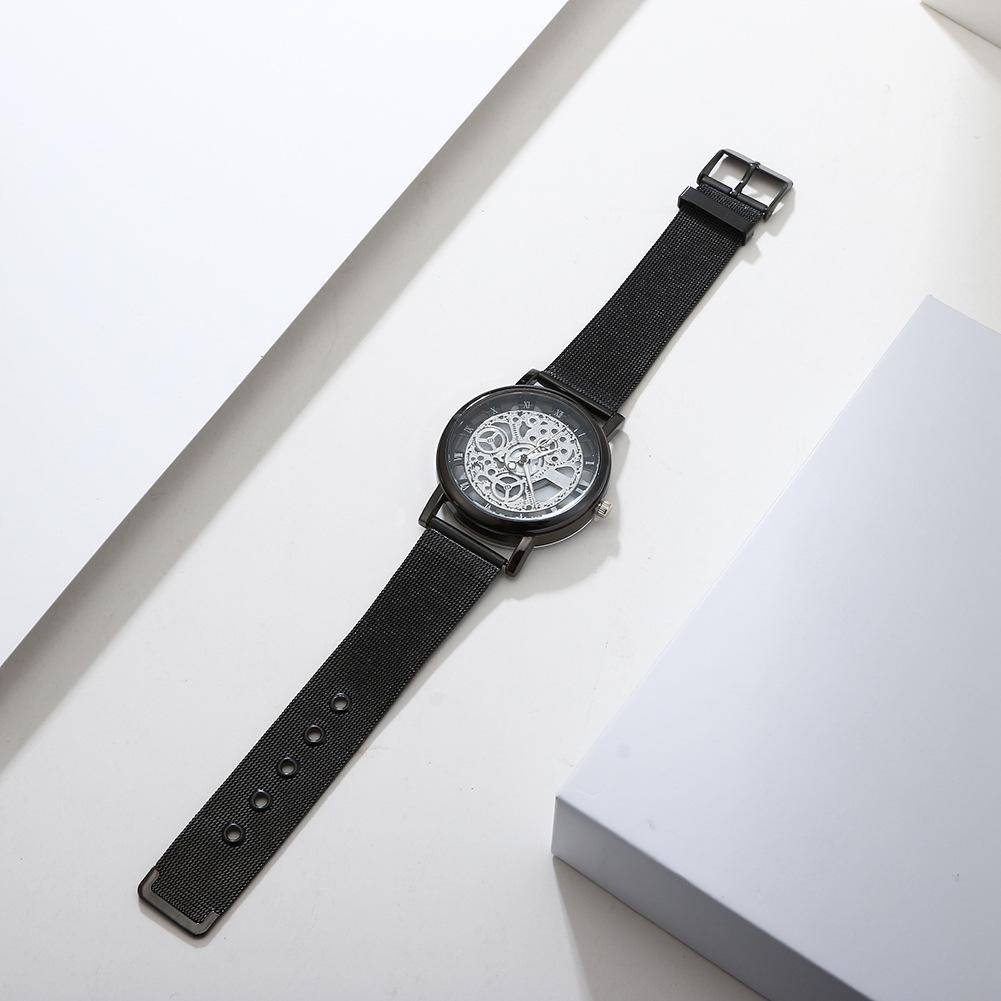 Women Hollow Skeleton Watch Ladies Mesh Quartz Wristwatches