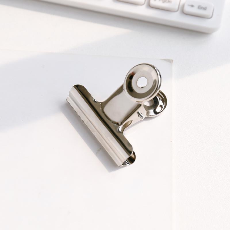 5pcs Stainless Steel Clip Food Bag Sealing Clip Reusable Heavy Duty Stainless Steel Clips Multipurpose Air Tight Seal Clip Office School  Home Kitchen