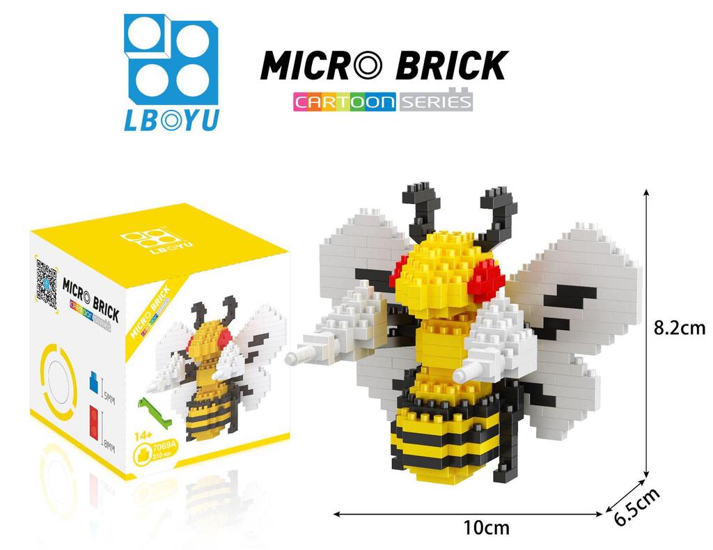 Leboyu 8093 Micro Diamond Block Toy - Educational Elf Assembly Set 