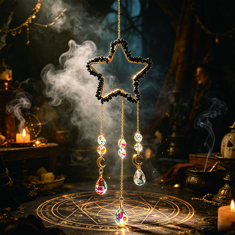 Natürlicher 7-Chakra Lebensbaum Edelstein Heilung Rohe Kristallsteine Wand Fenster Auto Hängendes Ornament für Yoga