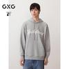 GXG Men's Letter Embroidery Hooded Sweatshirt