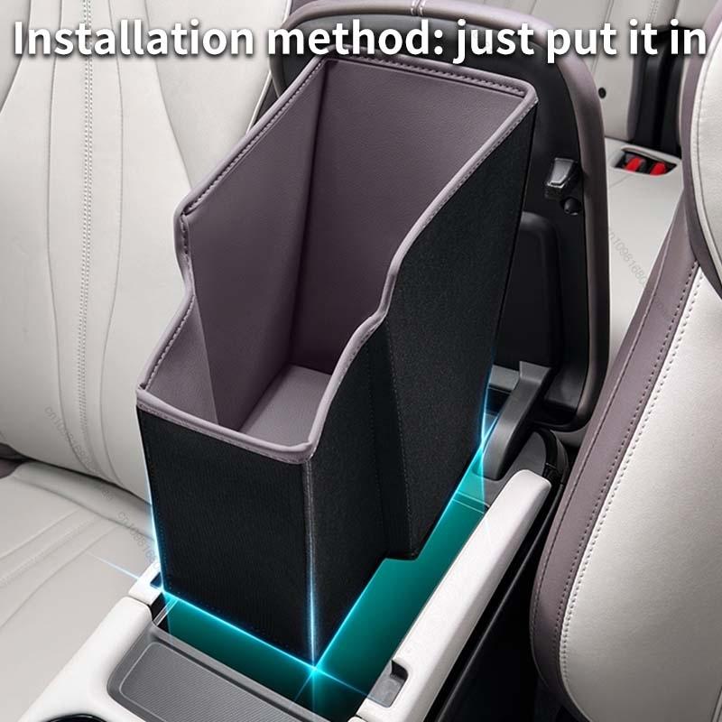 For BYD Song Plus Dmi Ev Seal U -2025 Center Console Storage Armrest Organizer Box Protector Mat Scratch Wear resistant