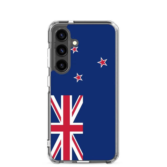 Coque Téléphone - Samsung - Galaxy S24 Plus - Drapeau Nouvelle-Zélande - Souple - Flerfarget