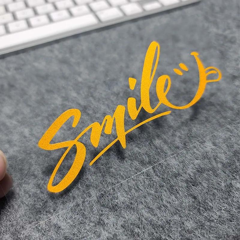 1PCS Auto Decals Smiling Face King Car Sticker Body Motorcycle Electric Decoration Creative Personality Stickers PVC Waterproof