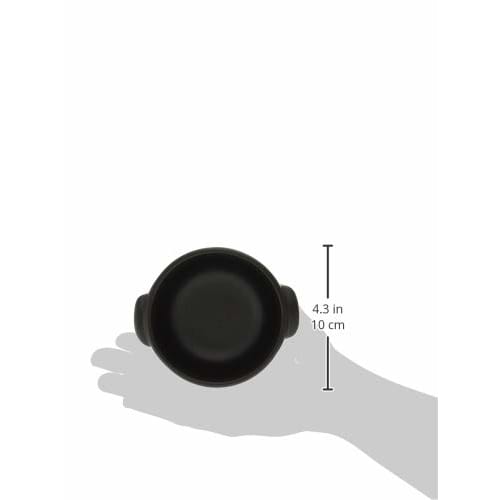 Banko Ware Gratin Dish, Small, Single-serving, Approximately 10cm Diameter, Black Glaze, Heat-resistant, Ceramic, Oven-safe, Microwave-safe, and Dishw