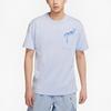 Jordan Breathable Solid Color Short Sleeve T-Shirt Men Tops Blue DV9724-085
