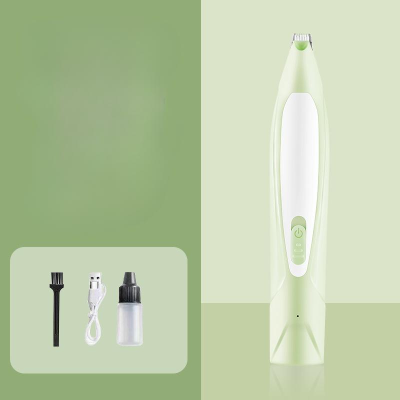 

1 шт. Машинка для стрижки лап питомца, Электрические пуш-ножницы для кошек, Зарядная стрижка, Бритвенное устройство, Детальная стрижка с подсветкой