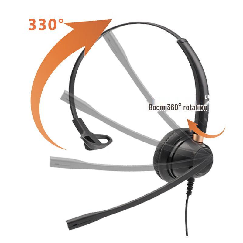 JZ510-2 Single-Ear Call Center Headset (CN version)