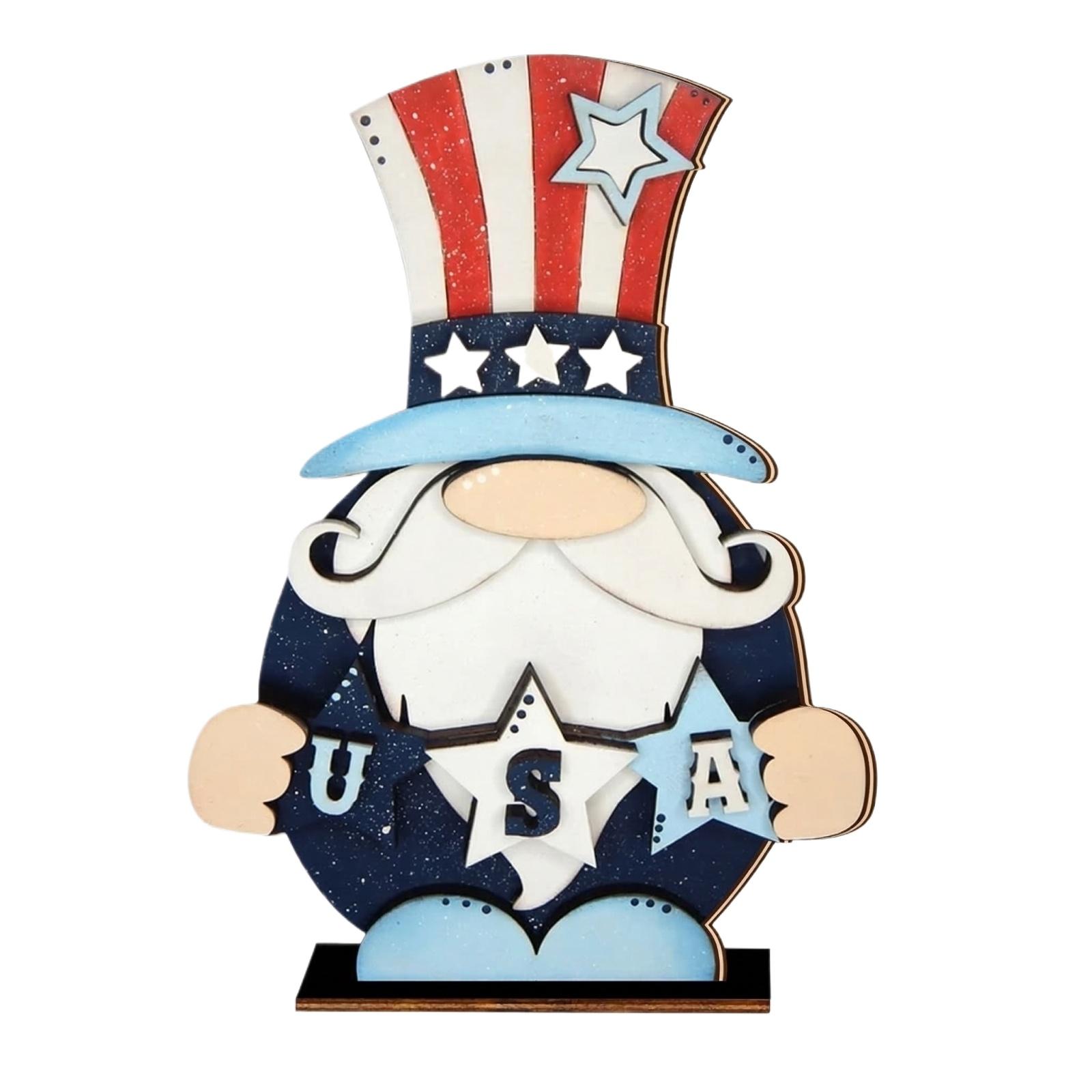 Independence Day Flag, Uncle  Wooden Sign Creative Decorative Plaque