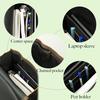 Vintage Full Grain 21 Inch Leather Laptop Large Backpack Casual Bookbag Daypack Camping Travel Rucksack Knapsack