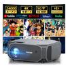 FUDONI Compact Home Projector Latest Evolution 4K High Brightness 24000LM 1080P Resolution Home Projector with Short Throw Large Ceiling Keystone Zoom