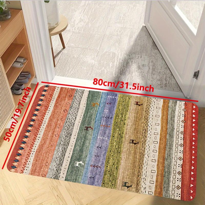 VIKAMA Creative Unique Carpet Pink Festive Doormat Kitchen Rug Runner Rug Soft Rug For Bedroom Carpet For Live Room Home Decor