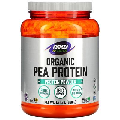 Sports, Organic Soy Protein, Unflavored, 1.5 Lbs (680 G)