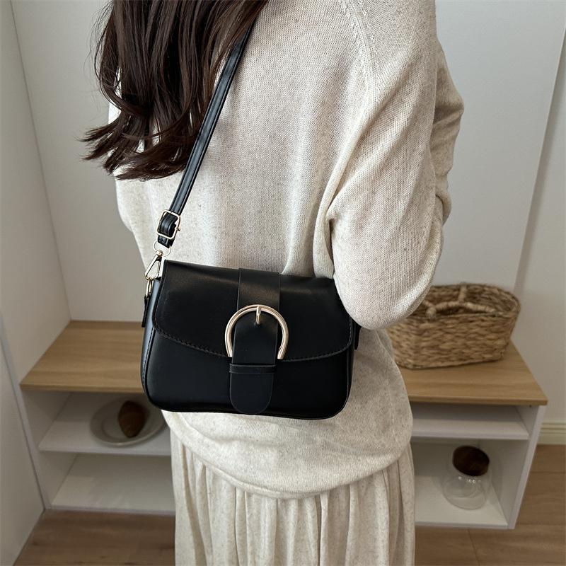Women Fashion Simple Single Shoulder Crossbody Small Square Armpit Commute Bag