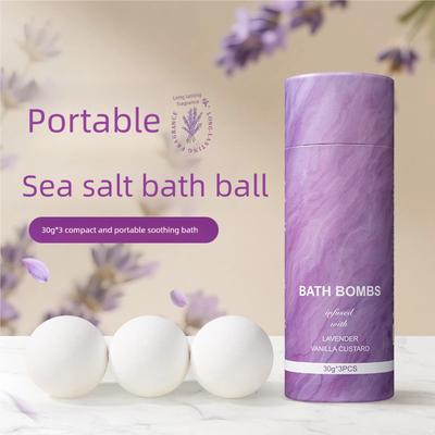 Lavender Vanilla Cream Bath Bomb Set - Moisturizing Fizzies with Aromatic Bubbles, Perfect Spa & Hot Tub Treat for Holiday Gifts & Relaxing Showers