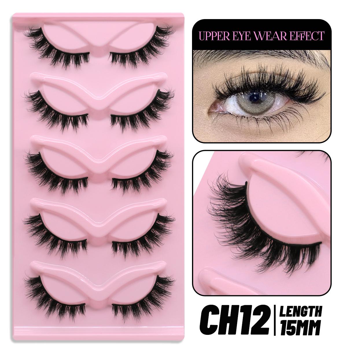 

Кошачьи ресницы из искусственной норки, натуральные длинные крылатые концы, удлиненные ресницы из искусственного Cils, наращивание ресниц