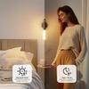 Rechargeable Wall Lights LED Motion Sensor Lamp Wood Grain Night Light Magnetic Installation for Stairs Hallway Bedroom Bedside