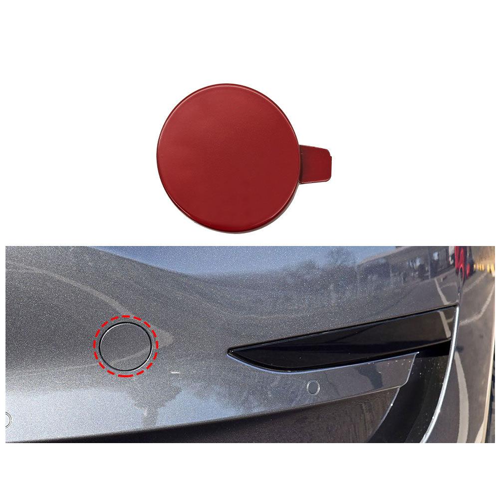 For Tesla Model 3 Front Bumper Towing Hook Hole Cover Trailer Cover 1460701-00-B -