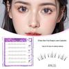 Yelix Thick Cat-Eye False Eyelashes: Natural, Segmented, Glue-Free Lower Lashes