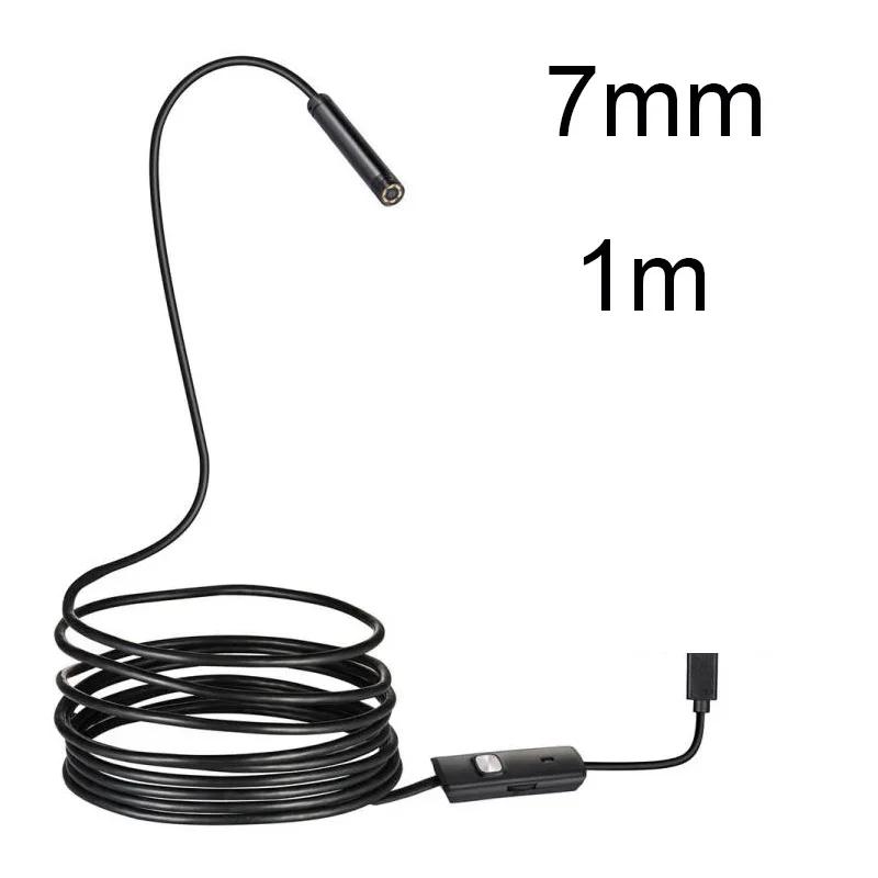 5.5 7MM Android Endoscope 3 In 1 USB/Micro USB/ Borescope Inspection Camera Waterproof for Smartphone Endoscope Camera