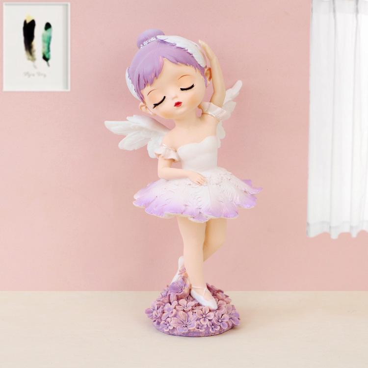 Nordic Ballet Girl Ornament for Car, Cake, or Desk Decoration