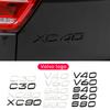 Car Trunk Logo Sticker Decoration Accessories For Volvo Rdesign Polestar AWD S60 S60L XC60 XC90 CX40 V60 S80 S80L B6 B8 T8 D8 B5