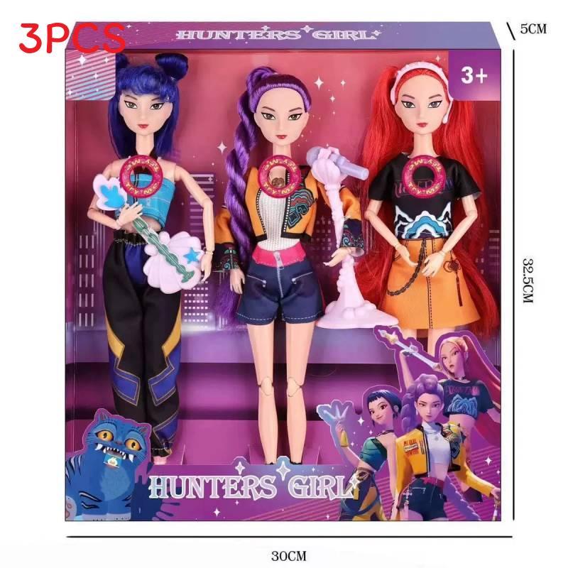 Kpop Hunter Girls Pvc Action Figure With Realistic Design For Collectors And Fans