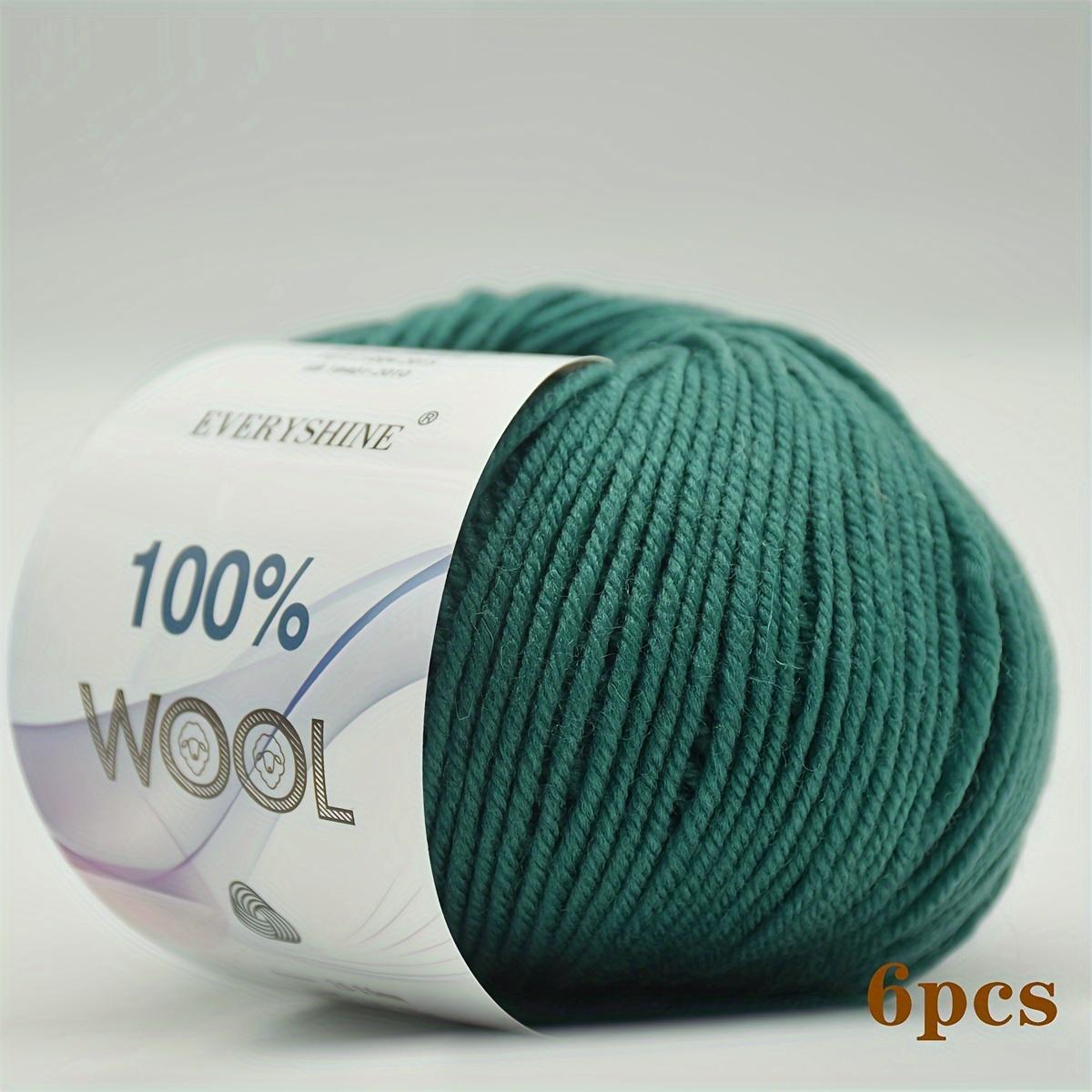 

6 шт. 300 г Мериносовая шерсть Толстая пряжа Очень толстая пряжа для вязания крючком Многоцветные шерстяные клубки для перчаток Зимние аксессуары | Пряжа класса люкс в стиле рафии