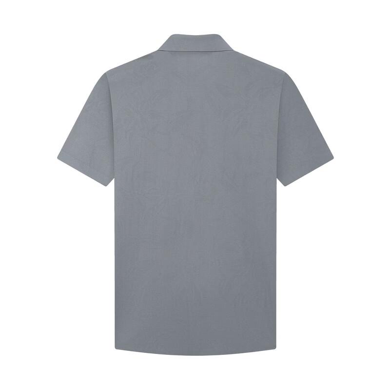 Septwolves Seamless Jacquard Stretch Short-Sleeve Shirt