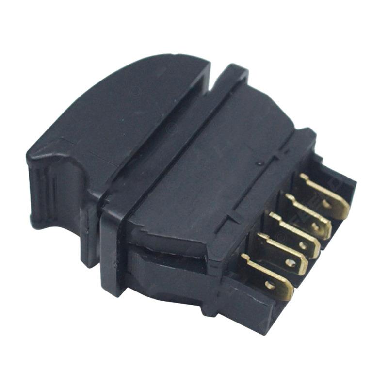 Auto Fensterheberschalter Eingebaute blaue Lichtanzeige 5-poliger Fensterheber Einzelner Schalter vom Haken-Typ