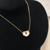 Seiko Micro-inlaid Ruyi Lock Shell Key Necklace Simple Collarbone Chain
