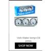 Triple Auto Gauge Set Oil Pressure Water Temp Amp Meter  2" Chrome Panel with White Face TT101324